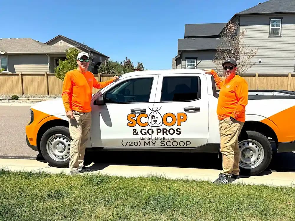 Scoop and Go Pros team providing professional pooper scooper services
